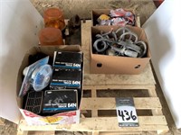 Lights, Mud Flaps, Unused fans, etc