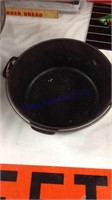 Ox ark #8 cast iron pot, no lid, 10" round