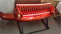 Antique grill and bumper