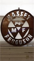 Massey Ferguson wall hanging, 24" round