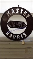 Massey Harris wall hanging, 24" round