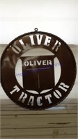 Oliver tractors  wall hanging, 24" round