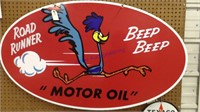 Road Runner Motor Oil sign, not old,