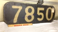 #7850 train car number, Plexiglass