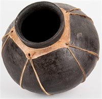 Tarahumara Native American Sinew Wrapped Pottery