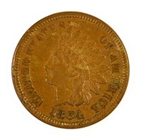 Interesting 1864-L Indian Cent.