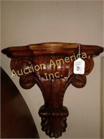 Wooden Sconce Shelf 15"T x 16"W