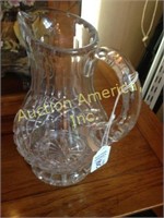 Crystal Pitcher 9"T