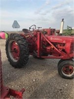 Farmall "C" NF New Tires on Rear - chains