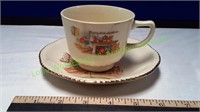 Vintage Ceramic Teacup & Saucer