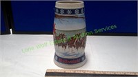 Budweiser 1995 Holiday Beer Stein