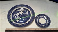 Vintage Churchill China Plate & Saucer