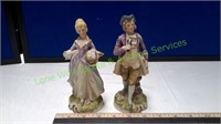 Vintage Pair of Porcelain Figurines