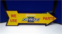 Genuine Chevrolet Parts Metal Sign