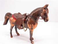 Vintage Western Carnival Copper Tone Metal Horse..