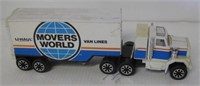 Van Line U-Haul Movers World metal truck and