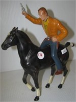 Hartland race horse with Hartland cowboy. Set