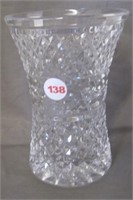 Vintage 1970's Waterford crystal vase. Measures