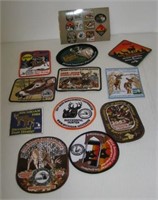 (11) Deer hunting patches from 1988 to 2016.