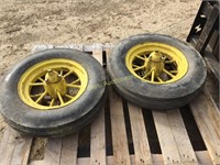 JD "BR" Front Rubber Wheels