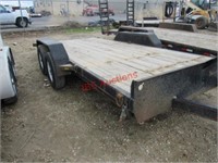 2011 17' Mirage Tilt Bed Fork Lift Trailer