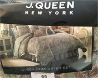 J. Queen comforter set in carrying bag