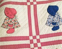 Hand sewn Dutch Girl quilt