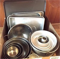 box of cooking pans