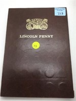 LINCOLN CENT BOOK WITH 127 CENTS