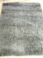 5.3'x7.5' Dark Grey Shagg Carpet