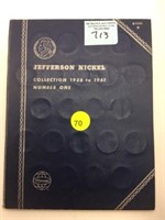 JEFFERSON NICKEL BOOKLET WITH 65 NICKELS