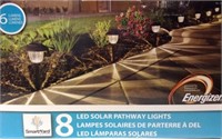 Smartyard 8 LED Solar Pathway Lights