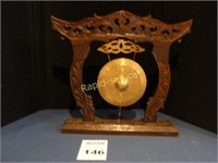 Carved Stand with Gong