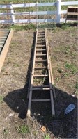 Wooden Extension Ladder Approx 30'