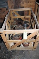 Lot of Misc. Clay Pots in Crate