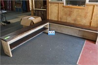 Large L-Shaped Bench, Two Pieces