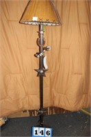 Floor Lamp w/Western Accents, Approx. 66" Tall