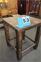 Wooden Table, Approx. 30" Wide x 30" Deep