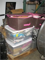 Pallet of clothes and miscellaneous