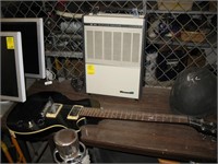 Gibson guitar and wireless amplifier