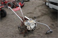 Snapper Tiller with Ryobi Weed Whip, Both Unknown