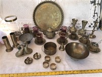 Lot of Beautiful Brass Home Decor Pieces