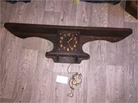 1907 Monitor Clock Works Shelf Top Mantle Clock