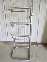 Saddle rack--3 tier, aluminum