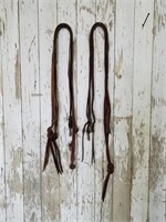4 sets of leather reins