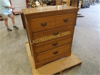 LAMINATE TOP WOODEN 4 DRAWER CHEST