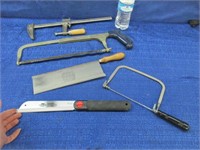 4 handy saws & metal clamp