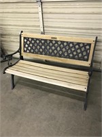 Heavy duty park bench