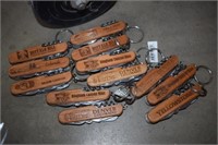 12 Souvenir Key Ring Pocket Knives From Colorado