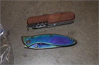 Iridescent Pocket Knife & Multi Tool Pocket Knife